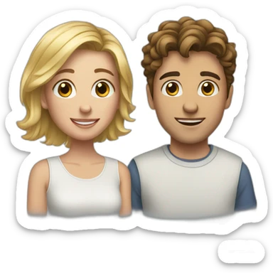 allie and thomas sticker