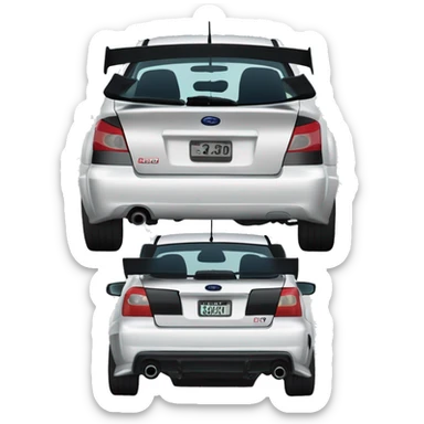 Subaru Impreza WRX 2002 sticker