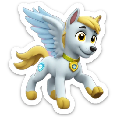 paw patrol Pegasus sticker