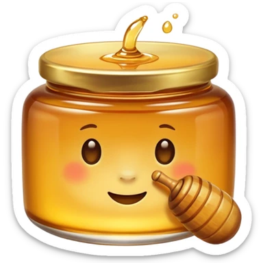 a honey dmoji sticker