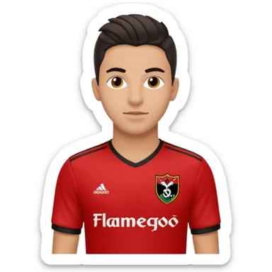 giordian de arrascaeta soccer player flamengo t-shirt sticker