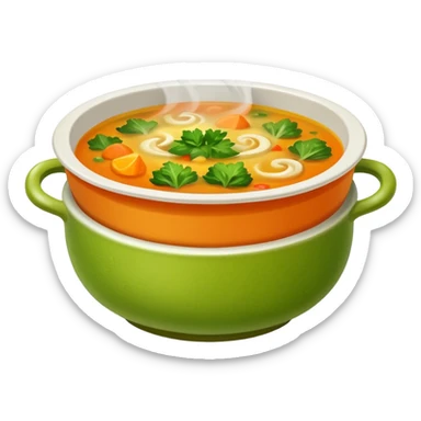 yummy soup sticker