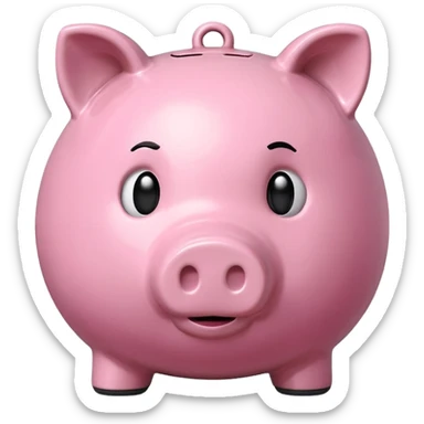 Piggy bank sticker