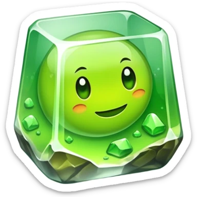 Chartreuse on the rocks sticker