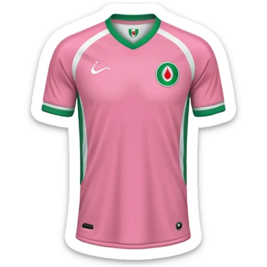 maillot de foot de l’algérie rose sticker