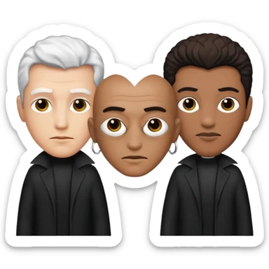 neo, trinity and morpheus sticker