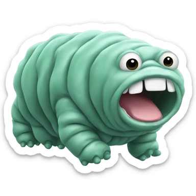Happy Tardigrade  sticker