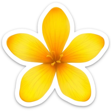 Saffron ka phoo with saffron sticker