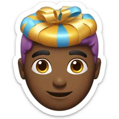 birthday present sticker