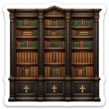 catholic library room sticker