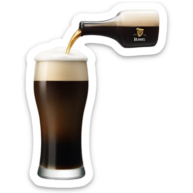 Splitting the G Guinness sticker