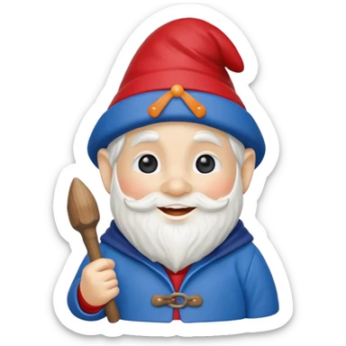 nain de jardin  sticker