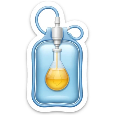 IV bag sticker