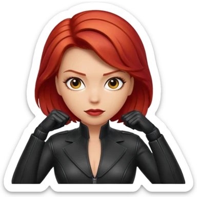 Marvels black widow  sticker