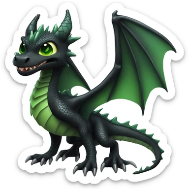 How to train your dragon toothless sticker
