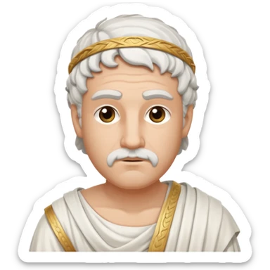 ancient greek writer sticker