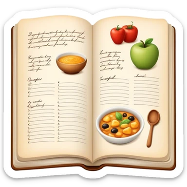 Recipe  sticker