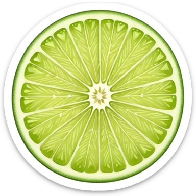 lime slice sticker