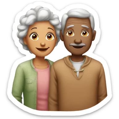 old lovers and a son sticker