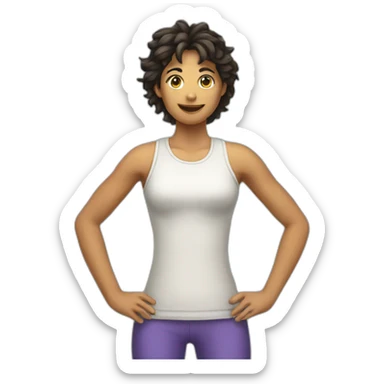 avispa musculosa sticker