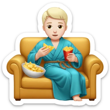couch potato sticker