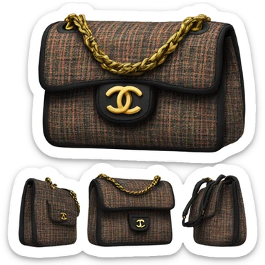 Tweed chanel bag  sticker