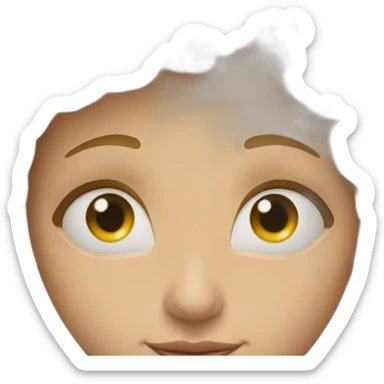 Cœur dans les yeux tout gêné sticker