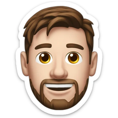 Messi Barcelona shirt sticker