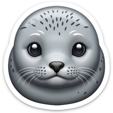 Harbor seal sticker