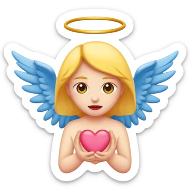 Créé un emojis d'un Ange et Demon s'entrelacent sticker