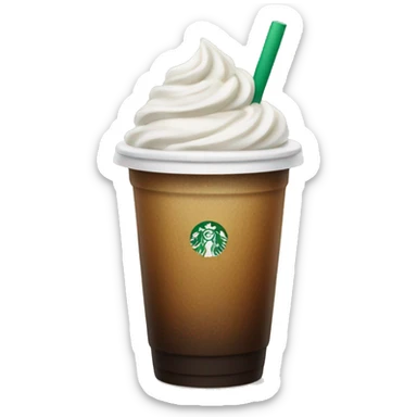 Asthetic Starbucks drink sticker