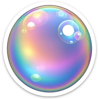 Soap Bubble sticker
