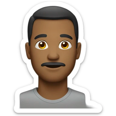 Homme choqué sticker