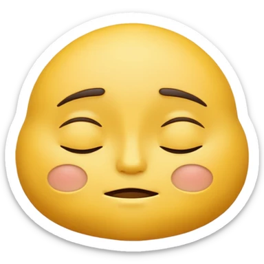 A sleepy emojie  sticker