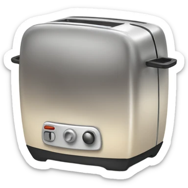Toaster bath sticker