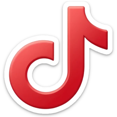 Tiktok logo without background sticker
