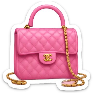 Pink Chanel Purse  sticker