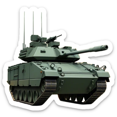 Stryker M1126 (2020) – Cinematic-realistic Stryker M1126 armored personnel carrier, its dark grey-green hull speeding down a war-torn street. The eight large wheels grip the cracked pavement as infantry hunker inside, the turret-mounted .50 cal machine gun scanning rooftops for threats under the eerie glow of distant fires. this tank has wheels and NOT TRACKS sticker