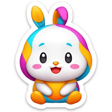 Sprunki character, cute and fun cartoon character sticker