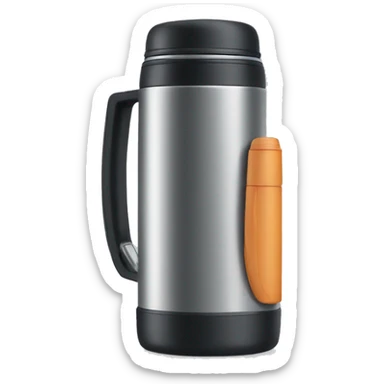 thermos and mate sticker