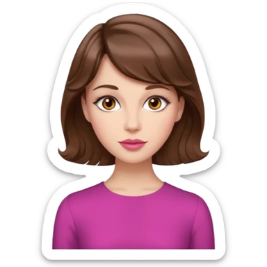 Dalgalı saçlı, hafif perçemli; kehribar gözlü, küçük kalkık burunlu ve dolgun dudaklı. Oval yüzlü, çıkık elmacık kemikli. Omuzları geniş, beli ince, kalçası dolgun.şık bir tarzda, dikkat çekici bir kadın. sticker