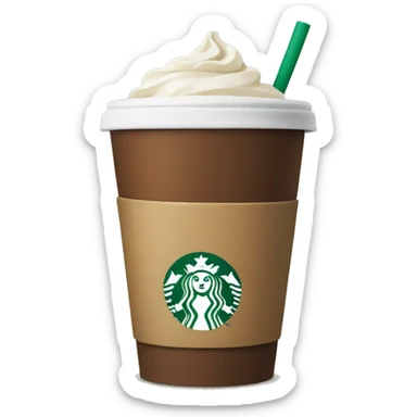 Starbucks cup sticker