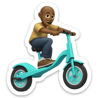Trottinette freestyle sticker