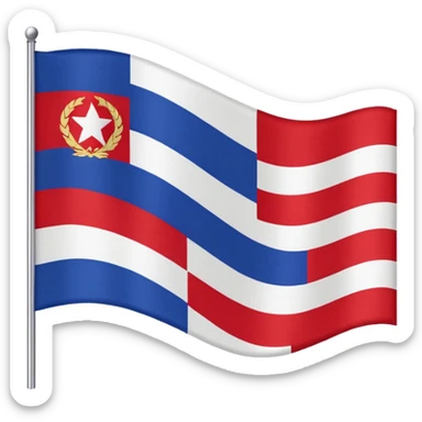 Yugoslavia flag sticker