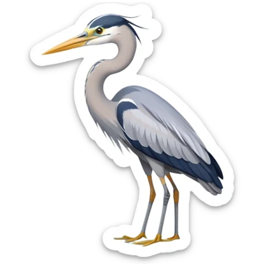  bird heron sticker