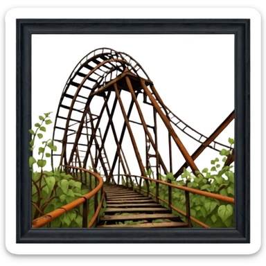abandoned amusement park sticker