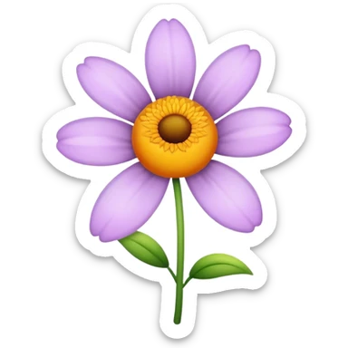 Flower sticker