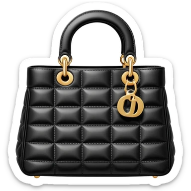 black dior bag sticker