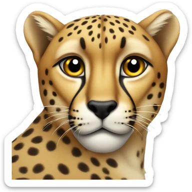 Cheetah sticker