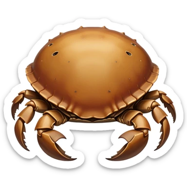 horseshoe crab wagging a long tail like a puppy sticker